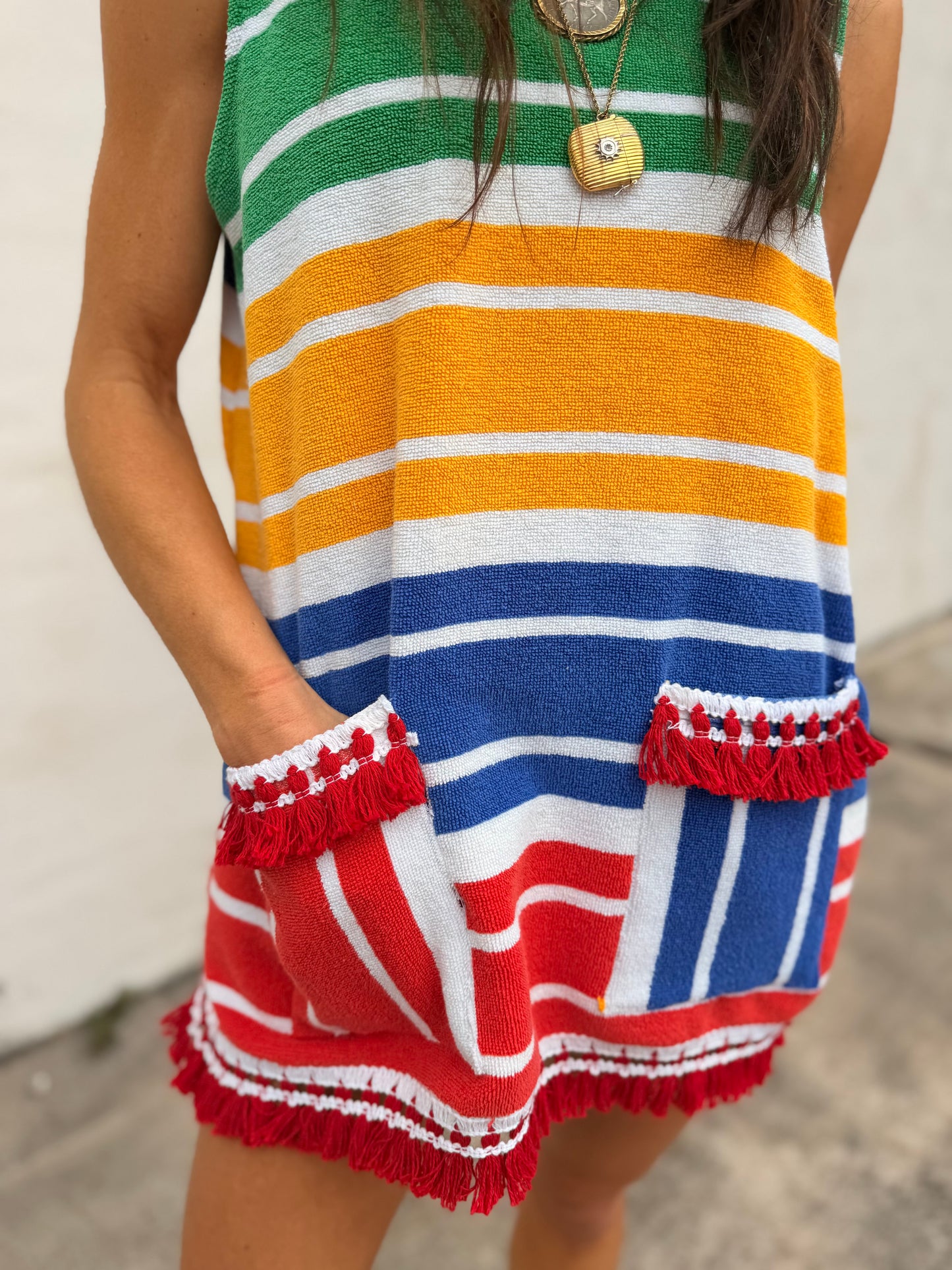 Vintage Stripe Towel Dress Primary