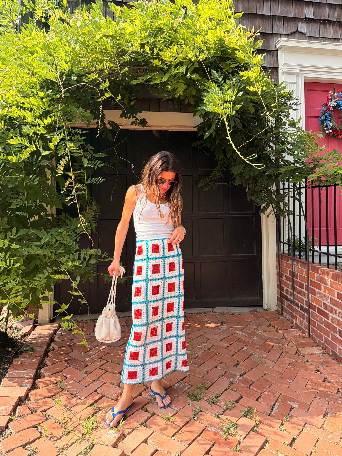 Crochet Midi Skirt USA