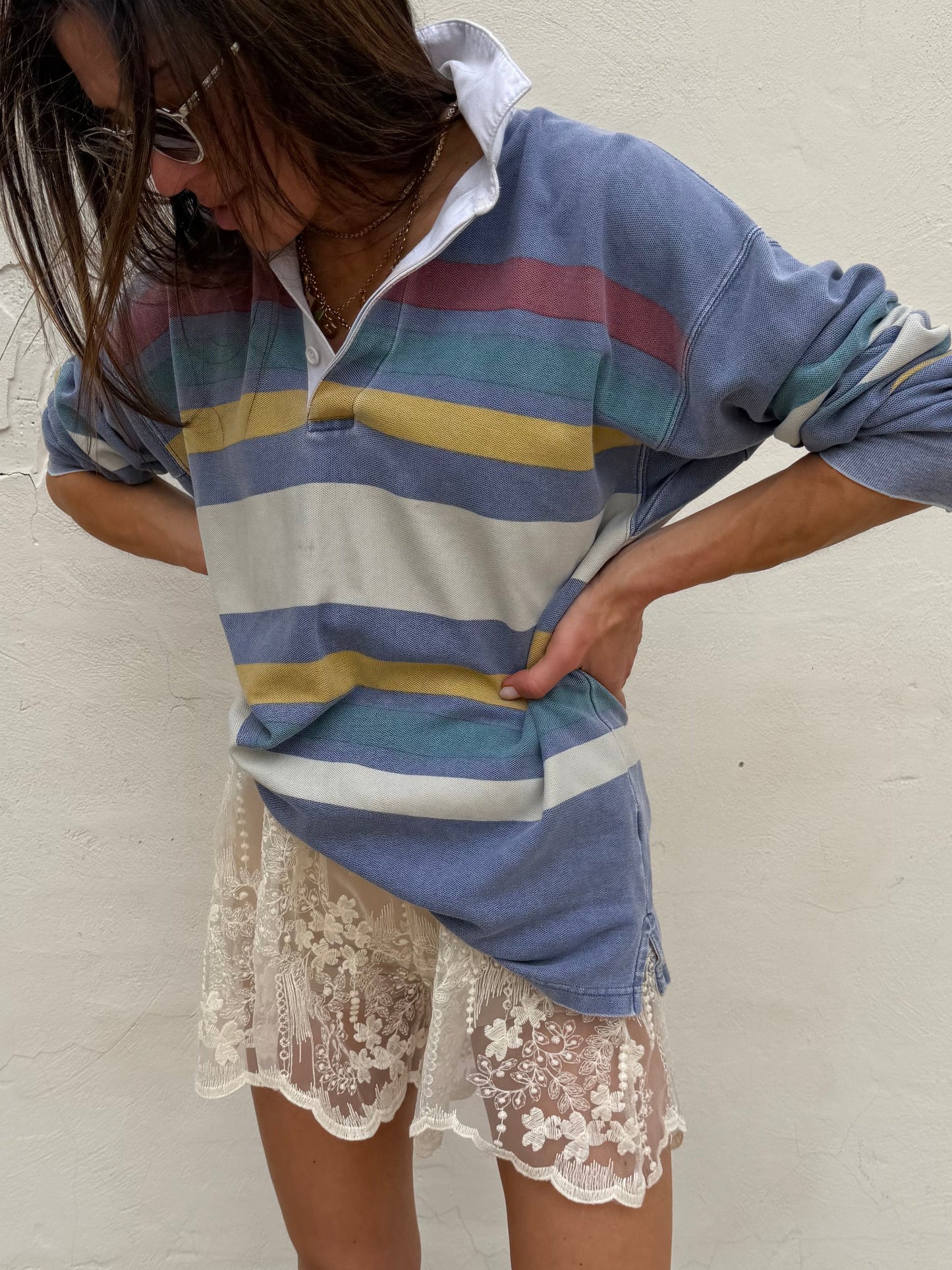Perfect Sun Faded Stripe Rugby