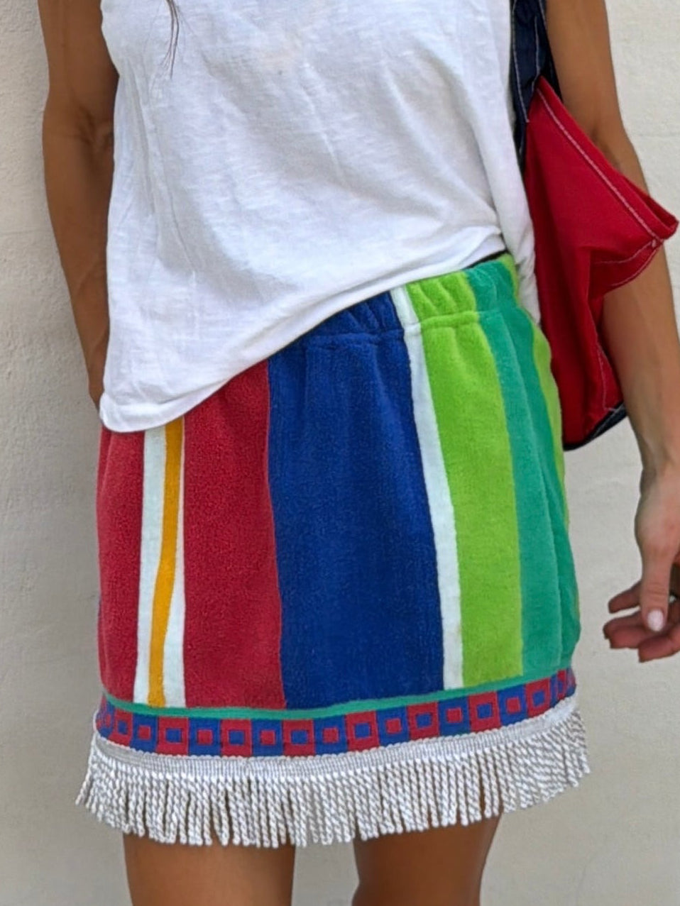 Vtg Towel Stripe Mini