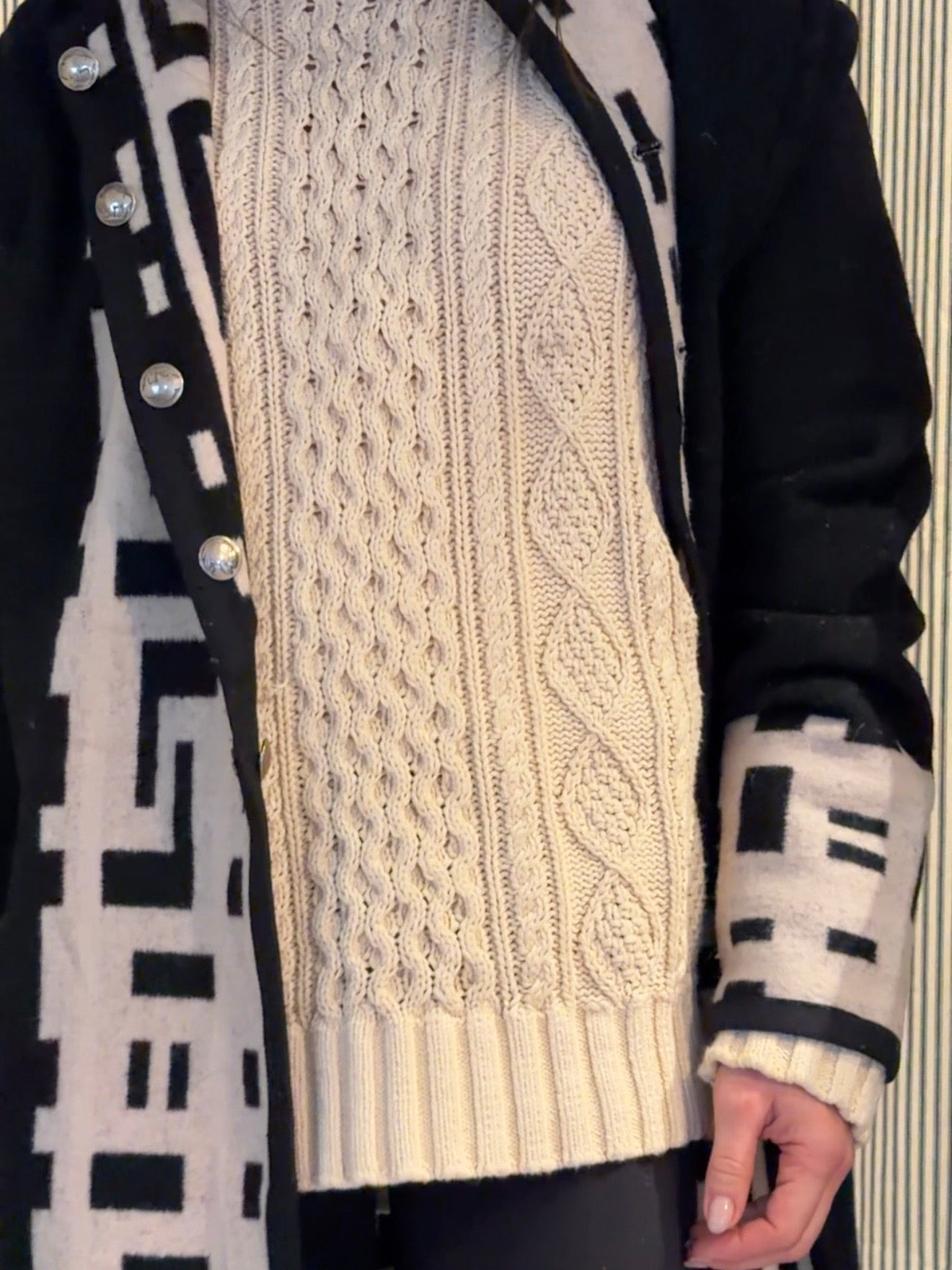 Reversible Wool Coat