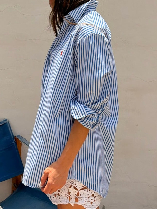 Ralph Blue Stripe Shirt