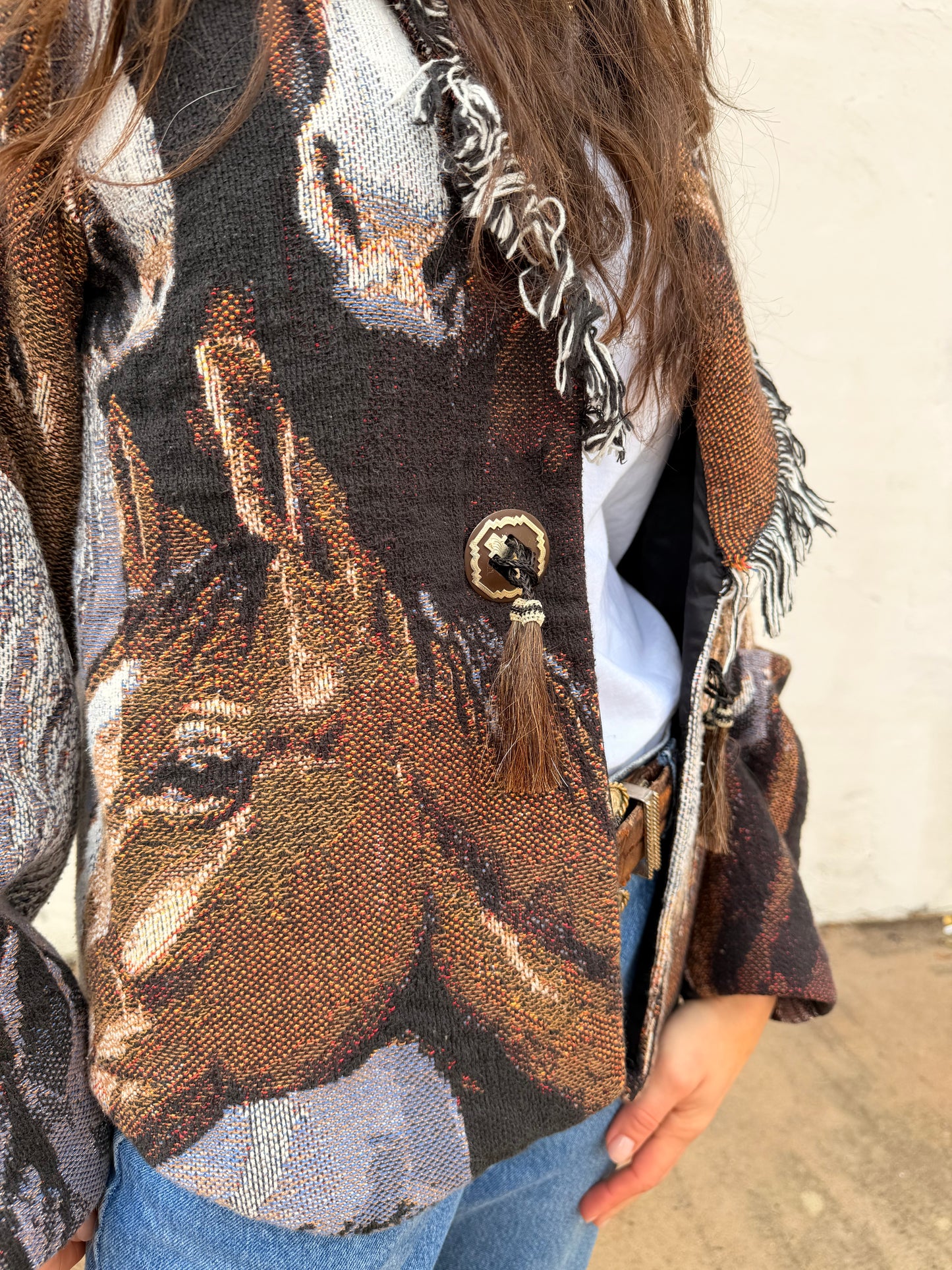 Horse Tapestry Cardigan