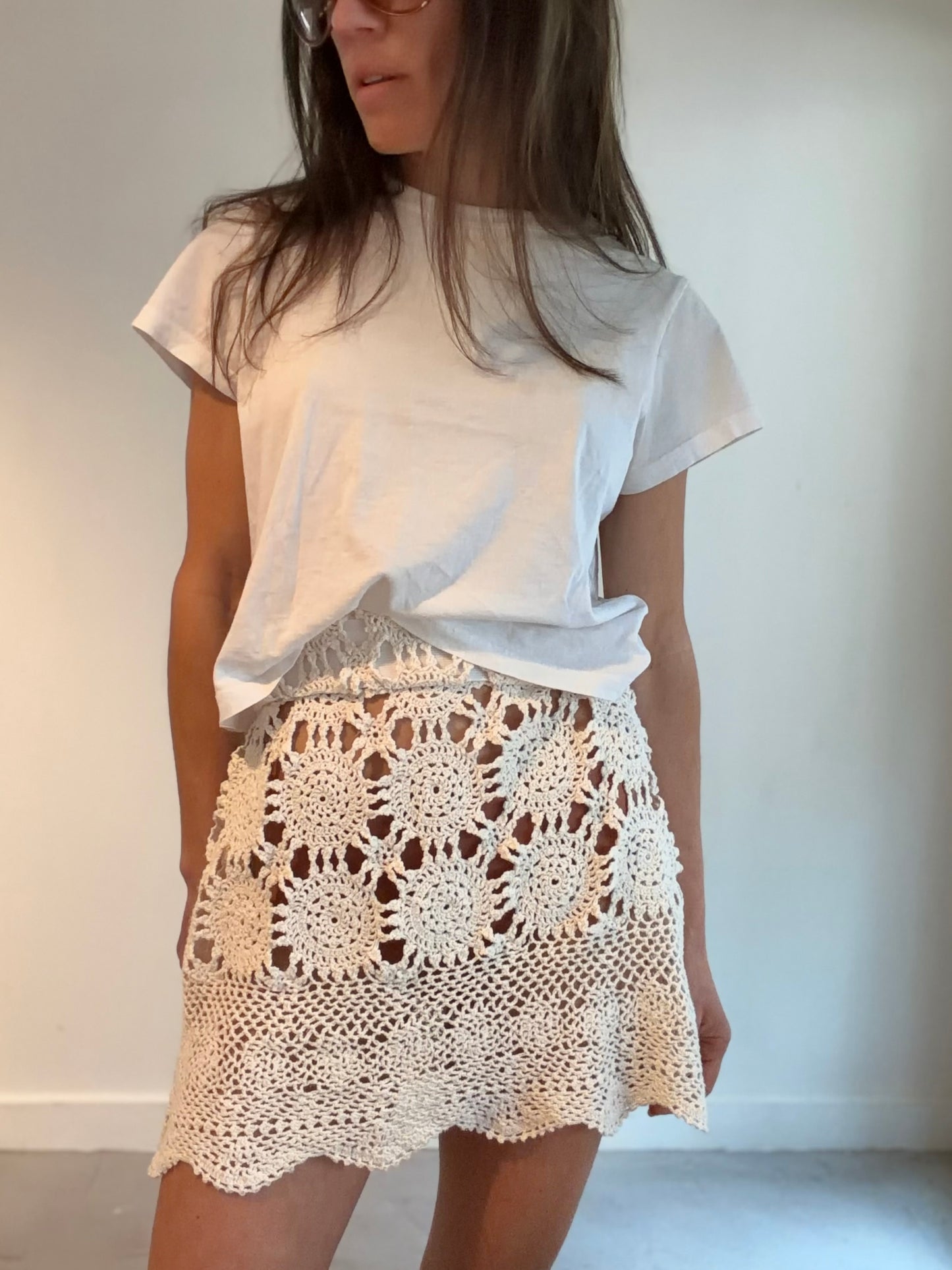 Sun Crochet Mini Cream