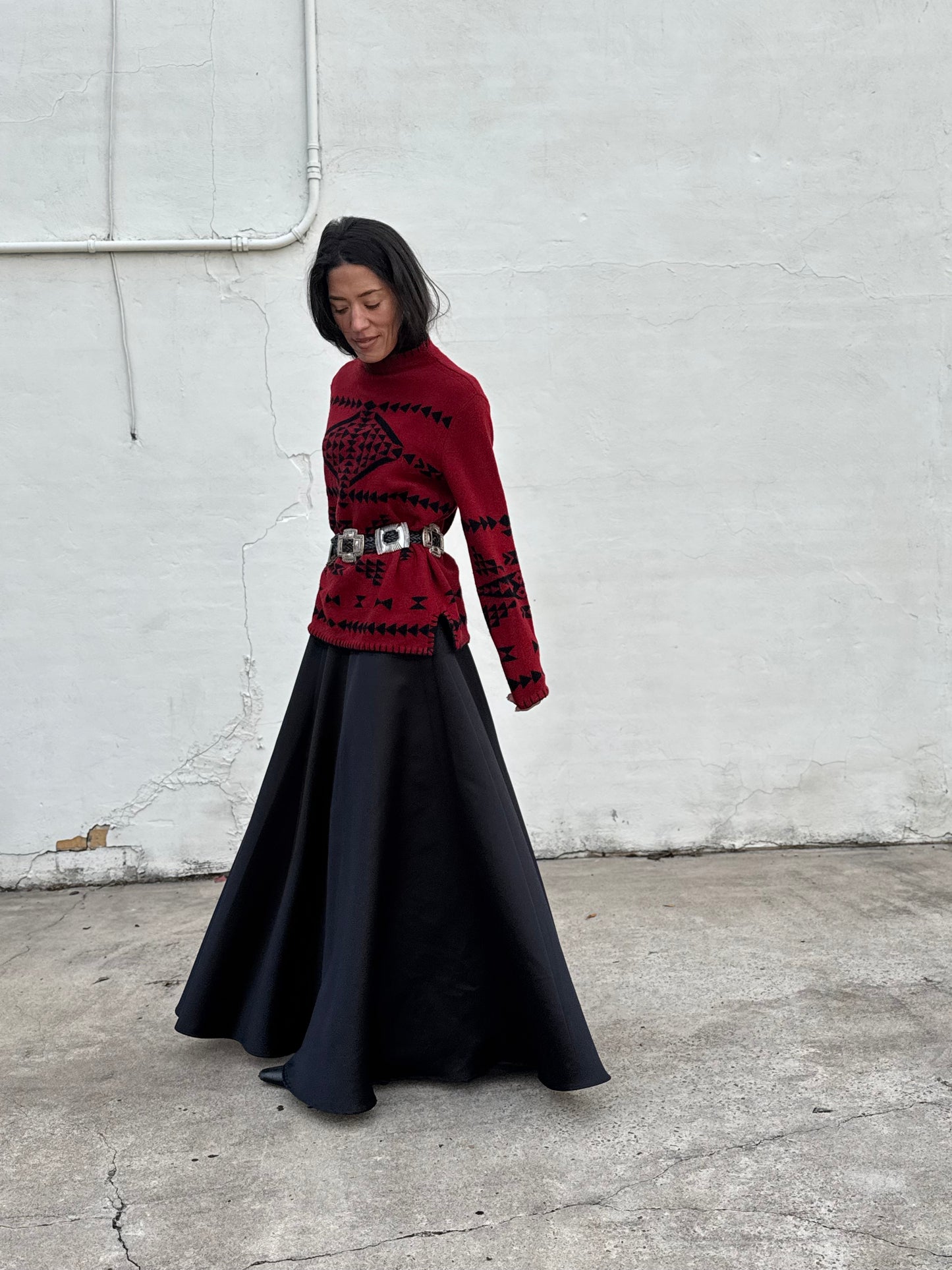 Ralph Lauren Satin Full Skirt