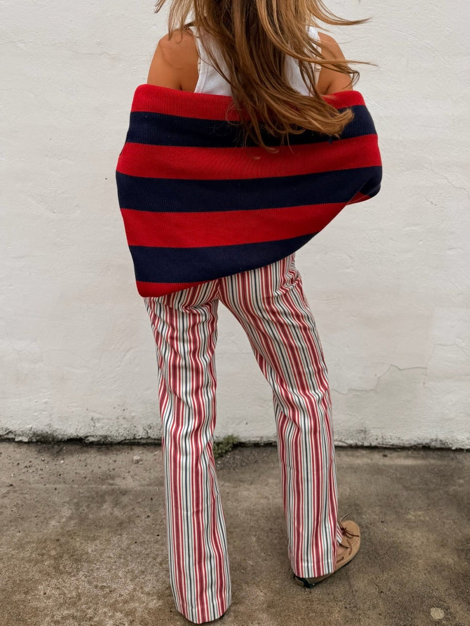 RL RED NAVY STRIPE