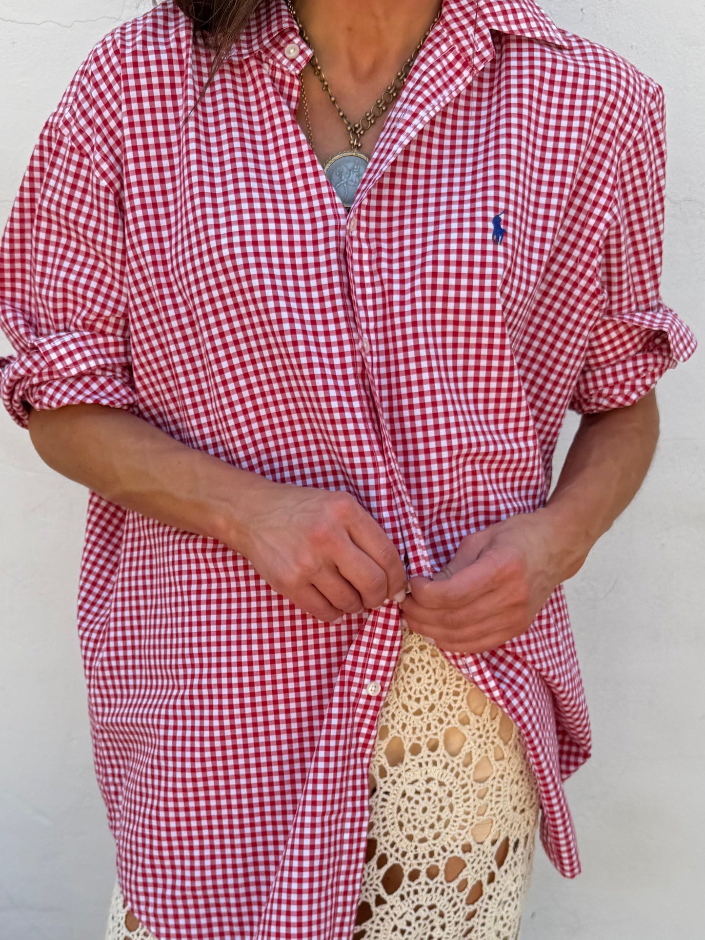 Ralph Lauren Red Gingham Shirt