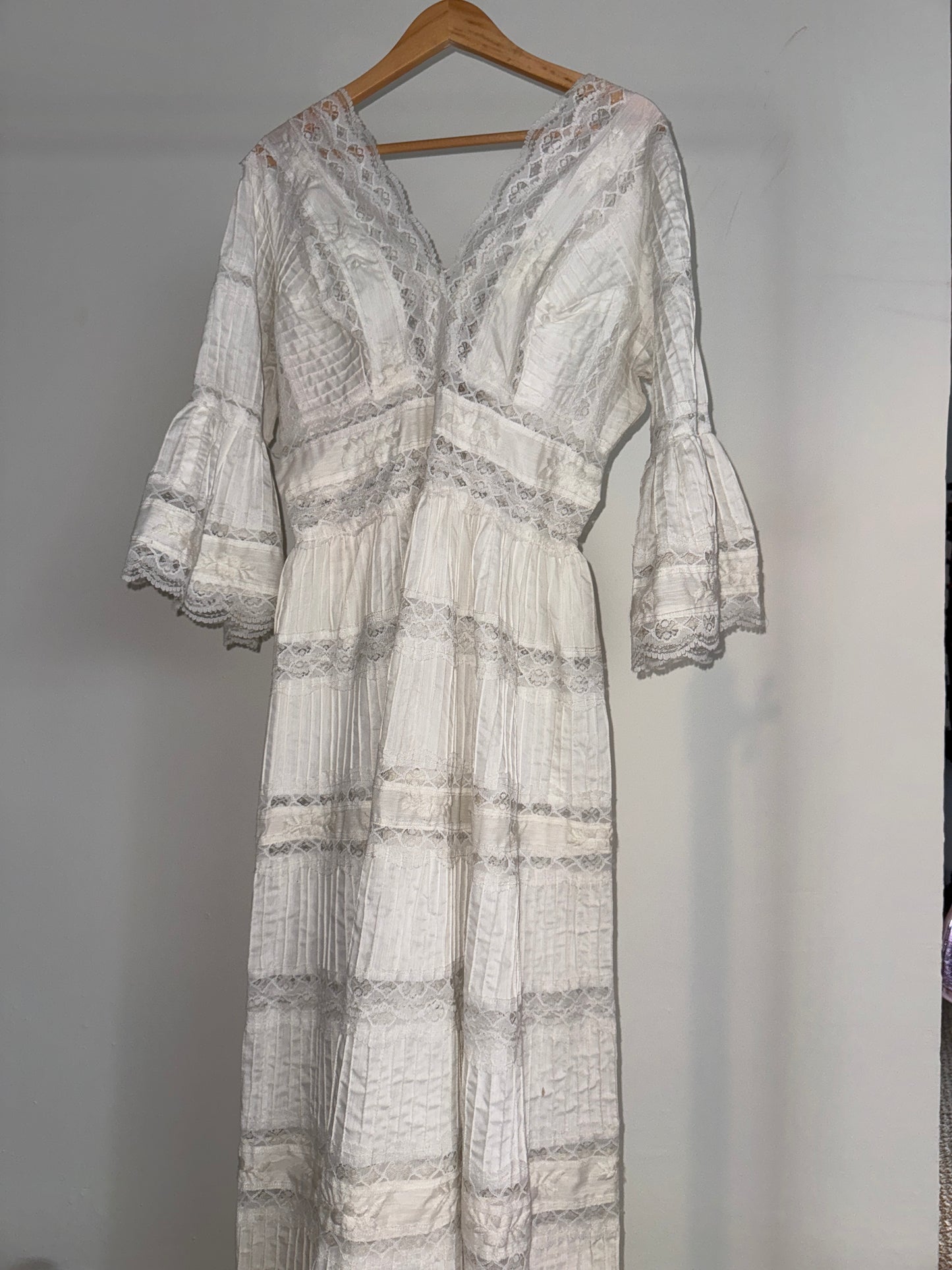 Mexican 70s Wedding Dress