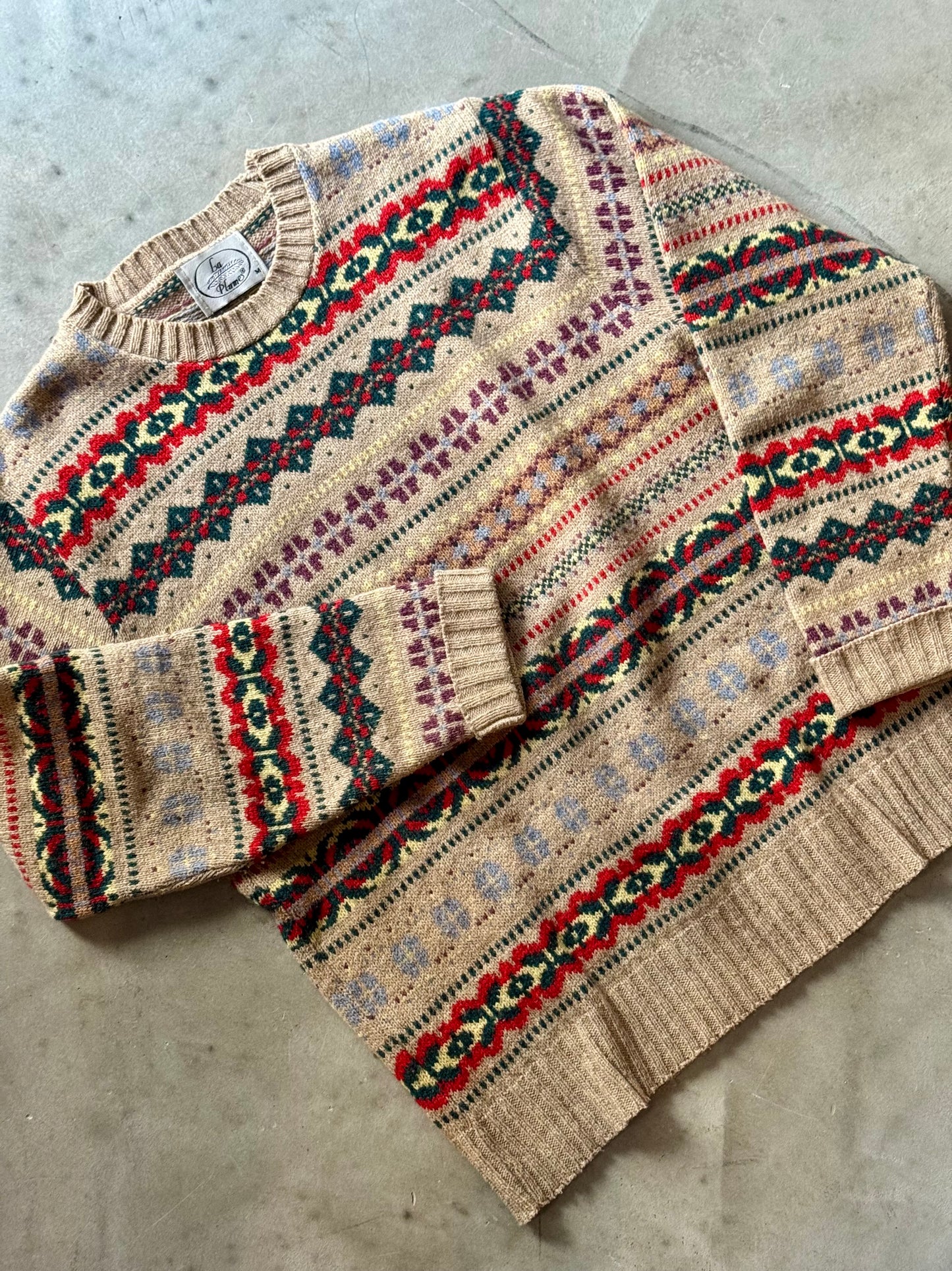 Knit Sweater Brown
