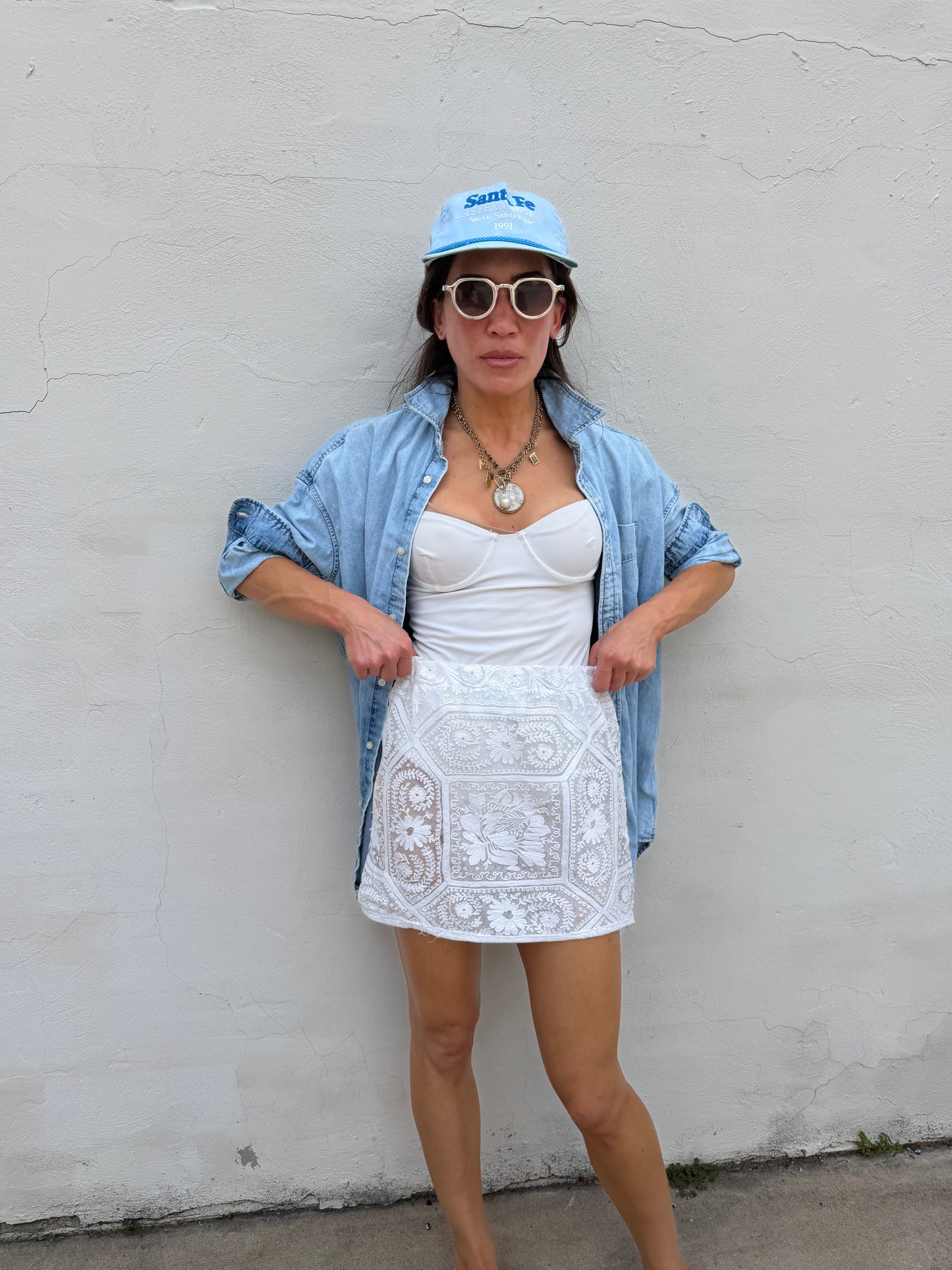 Lace Mini Skirt