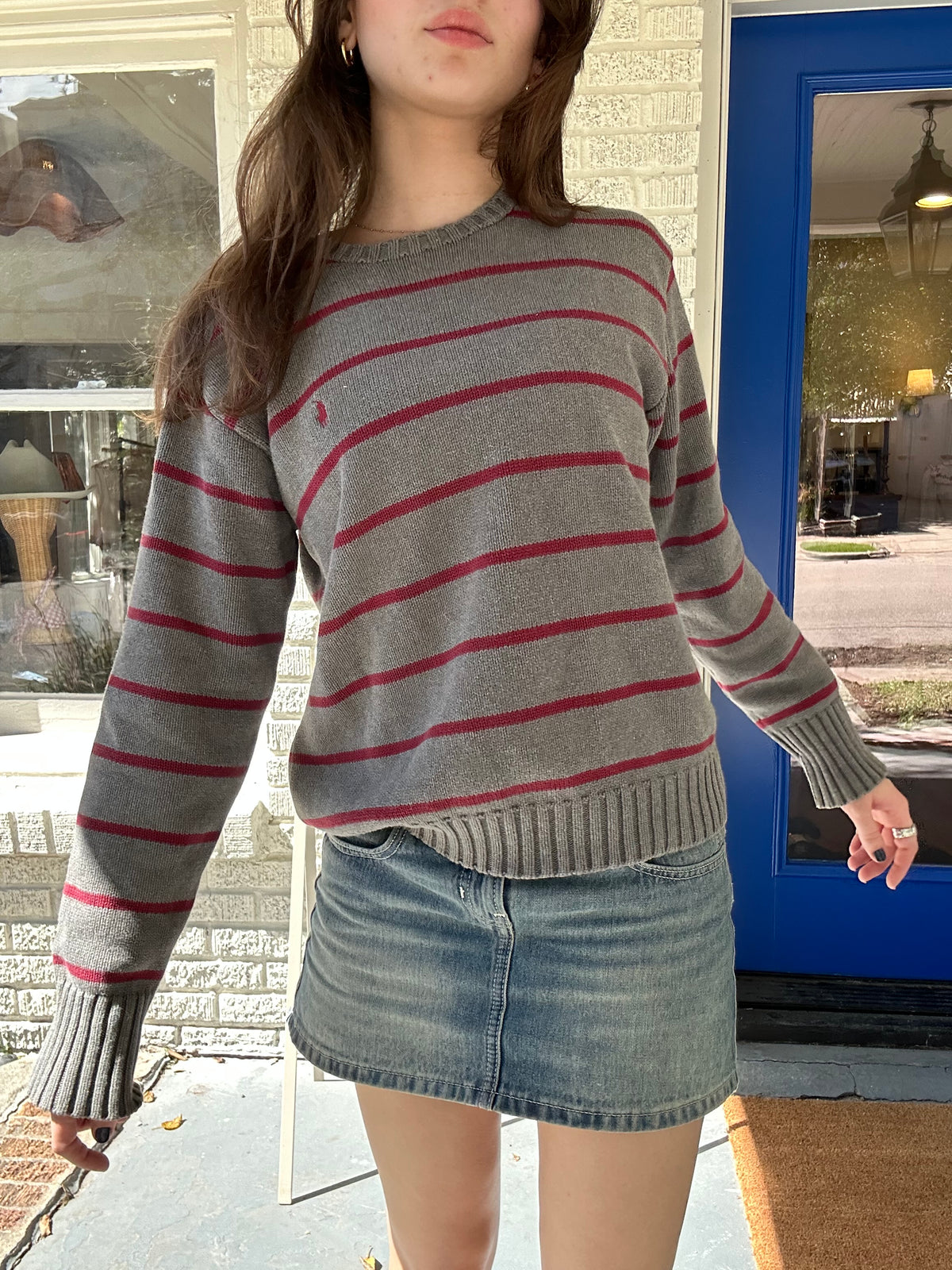 Polo RL Knit Stripe Sweater