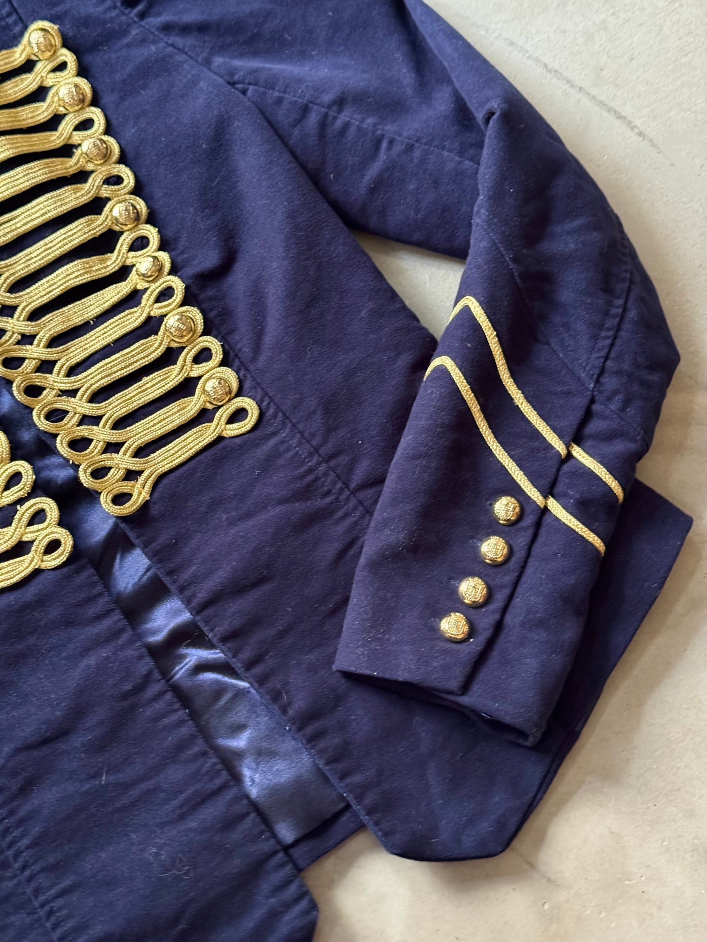 Navy and Gold Nutcracker Jacket