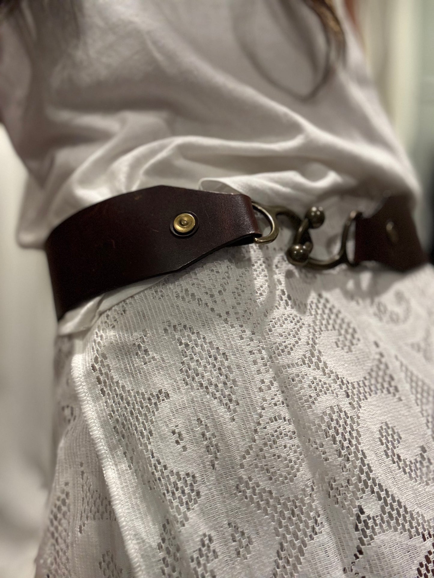 Horsebit Brown Belt