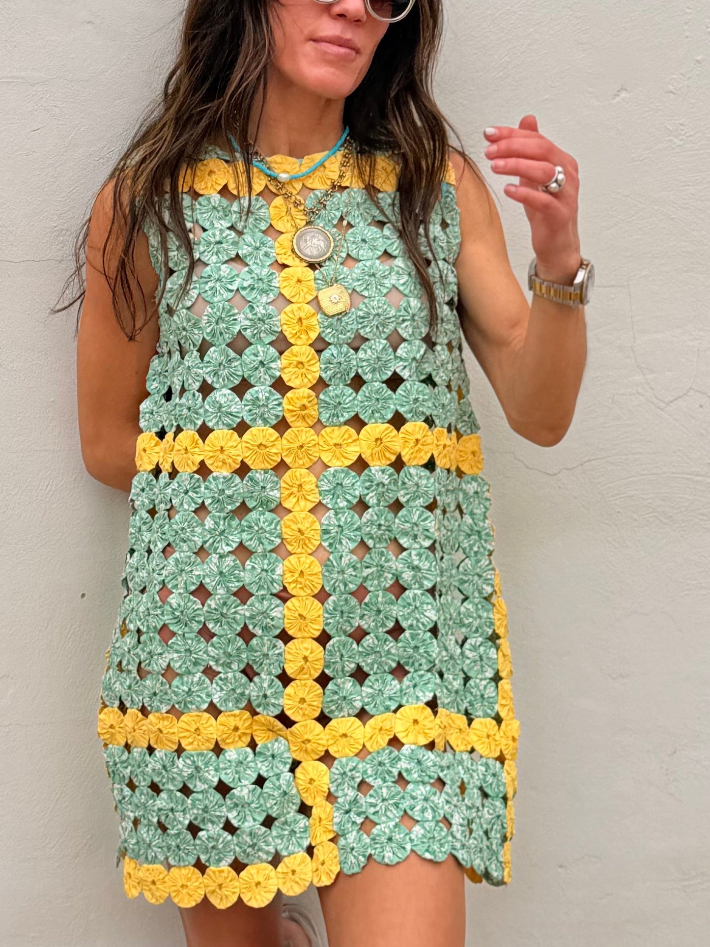 Yoyo Mini Dress Greenbriar