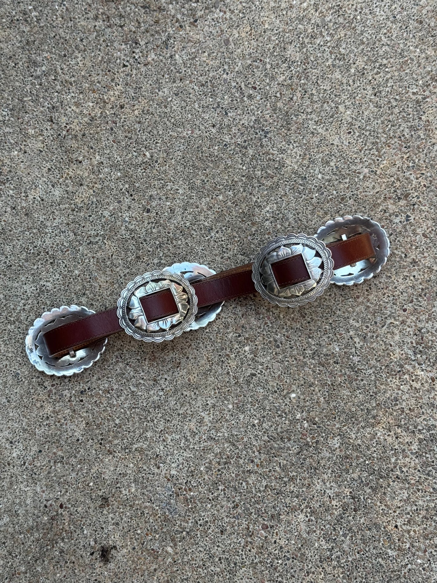 Brown Concho Belt