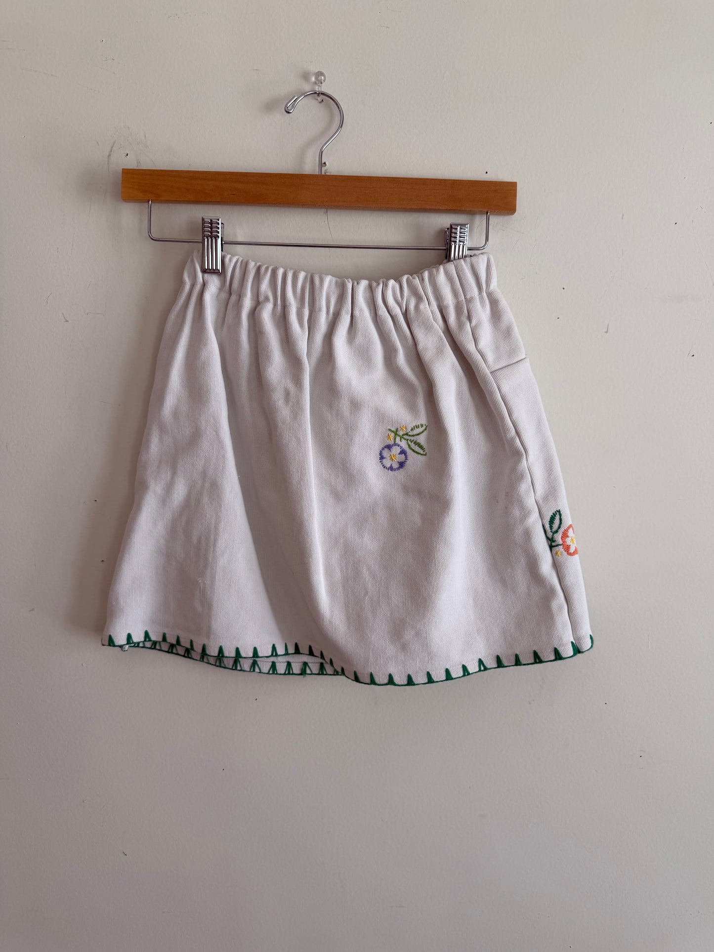 Textile Mini Skirt