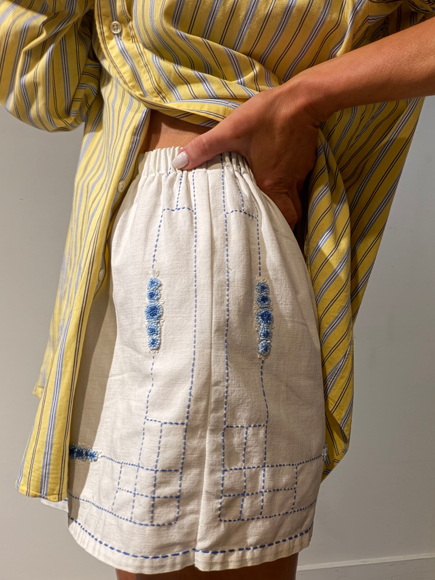 Bluebonnet Knit Embroidery Mini
