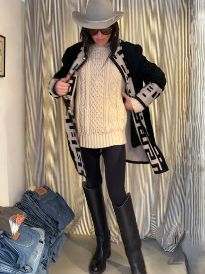 Reversible Wool Coat