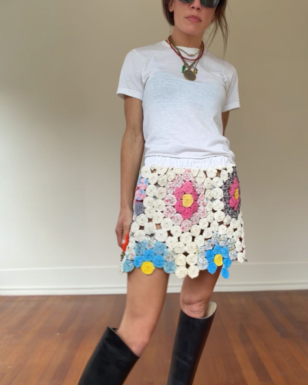 Yoyo Mini Skirt Daisy Chain