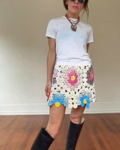 Yoyo Mini Skirt Daisy Chain
