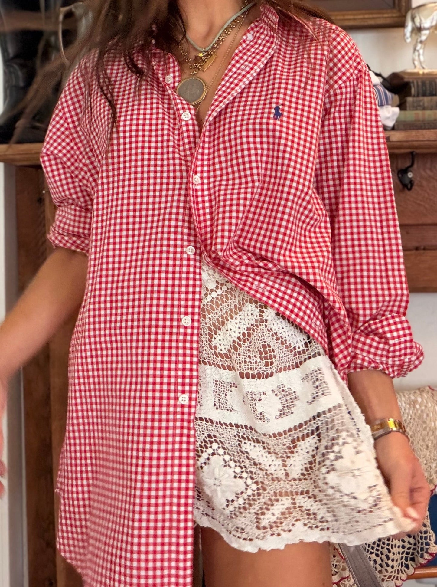 RL Red Gingham Shirt