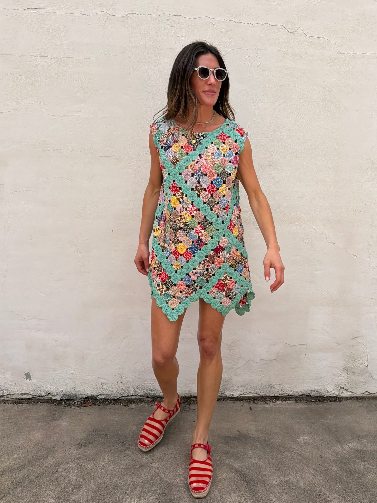 Yo-yo Mini Dress in Boca