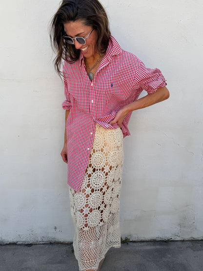 Ralph Lauren Red Gingham Shirt
