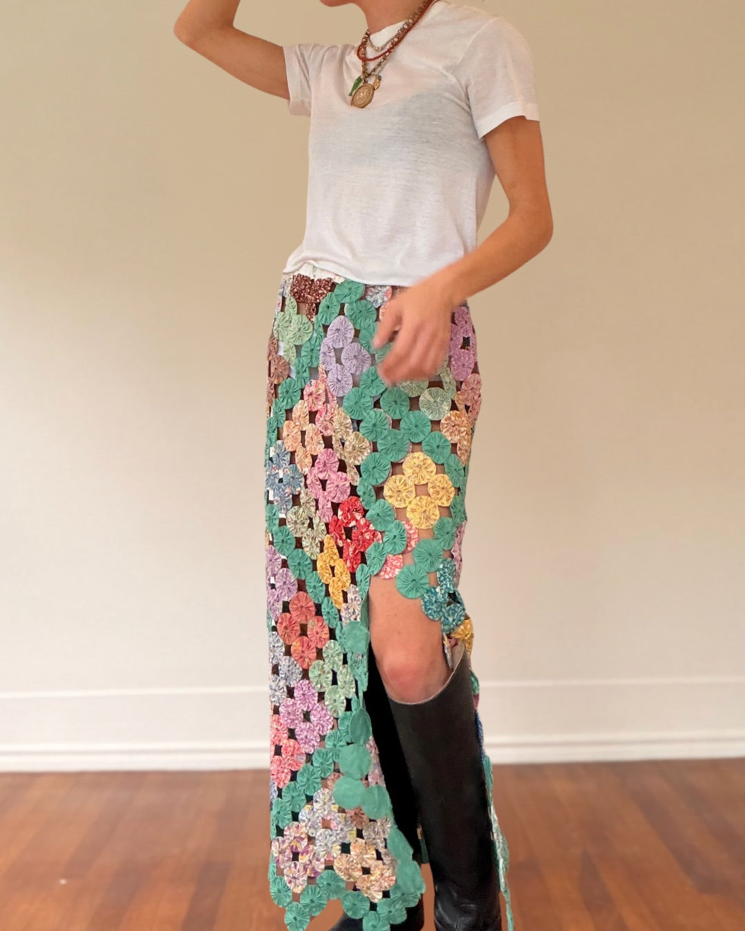 Yoyo Maxi Skirt Heirloom