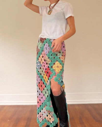 Yoyo Maxi Skirt Heirloom