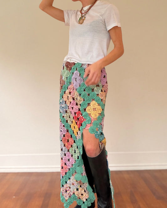 Yoyo Maxi Skirt Heirloom