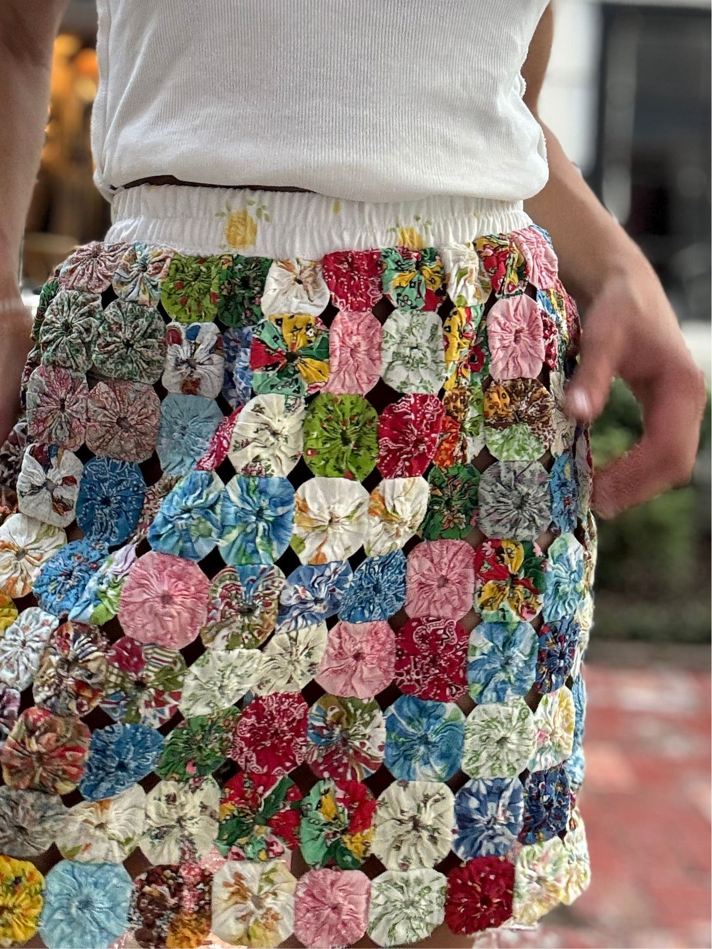 Yo-yo Mini Skirt Yellow Band Brights