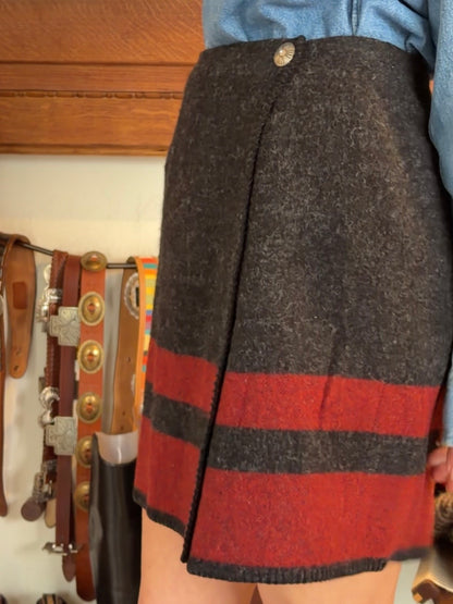 Ralph Lauren Wool Wrap Skirt