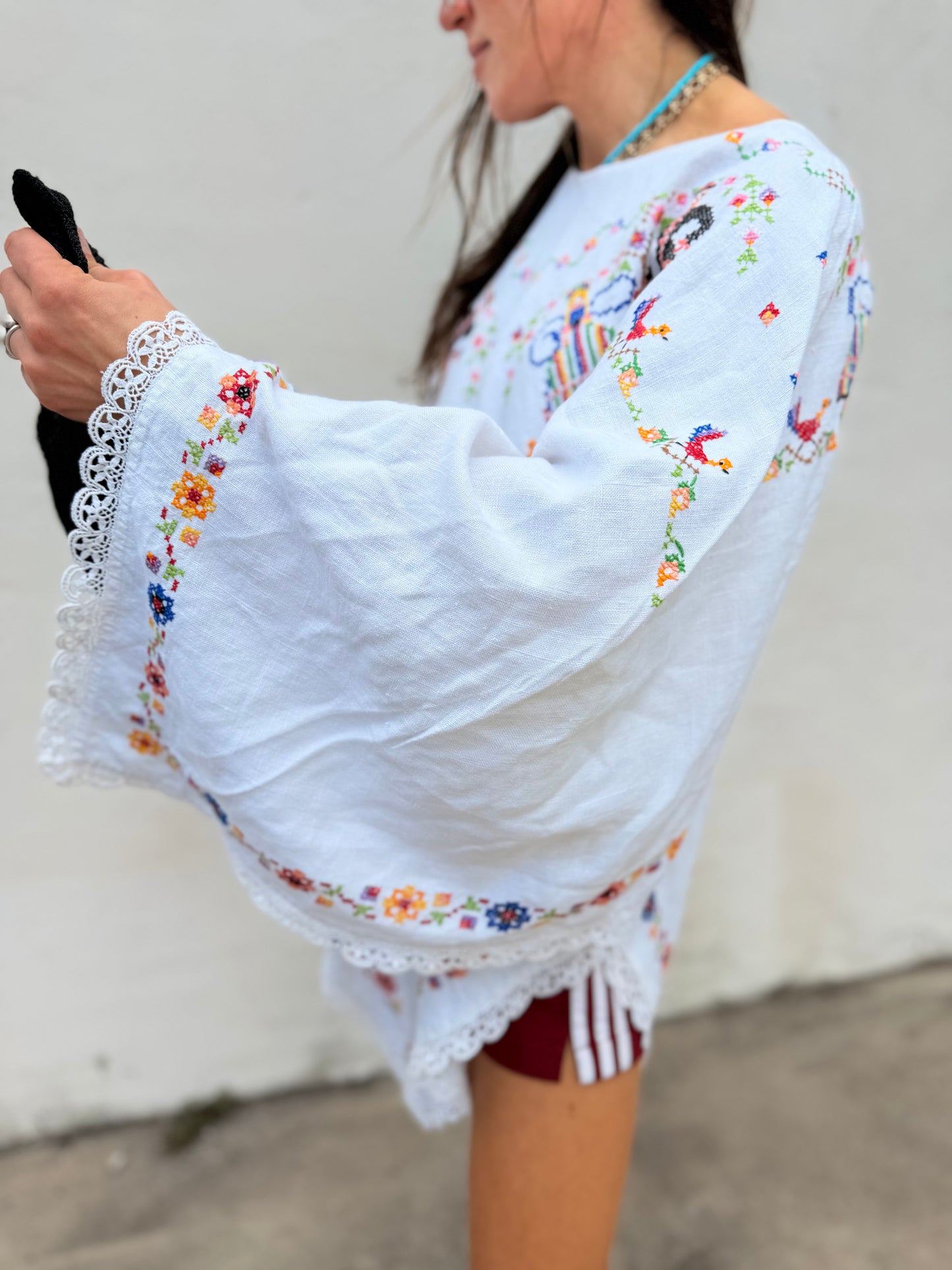 Eastern European Folk Embroidered Tunic