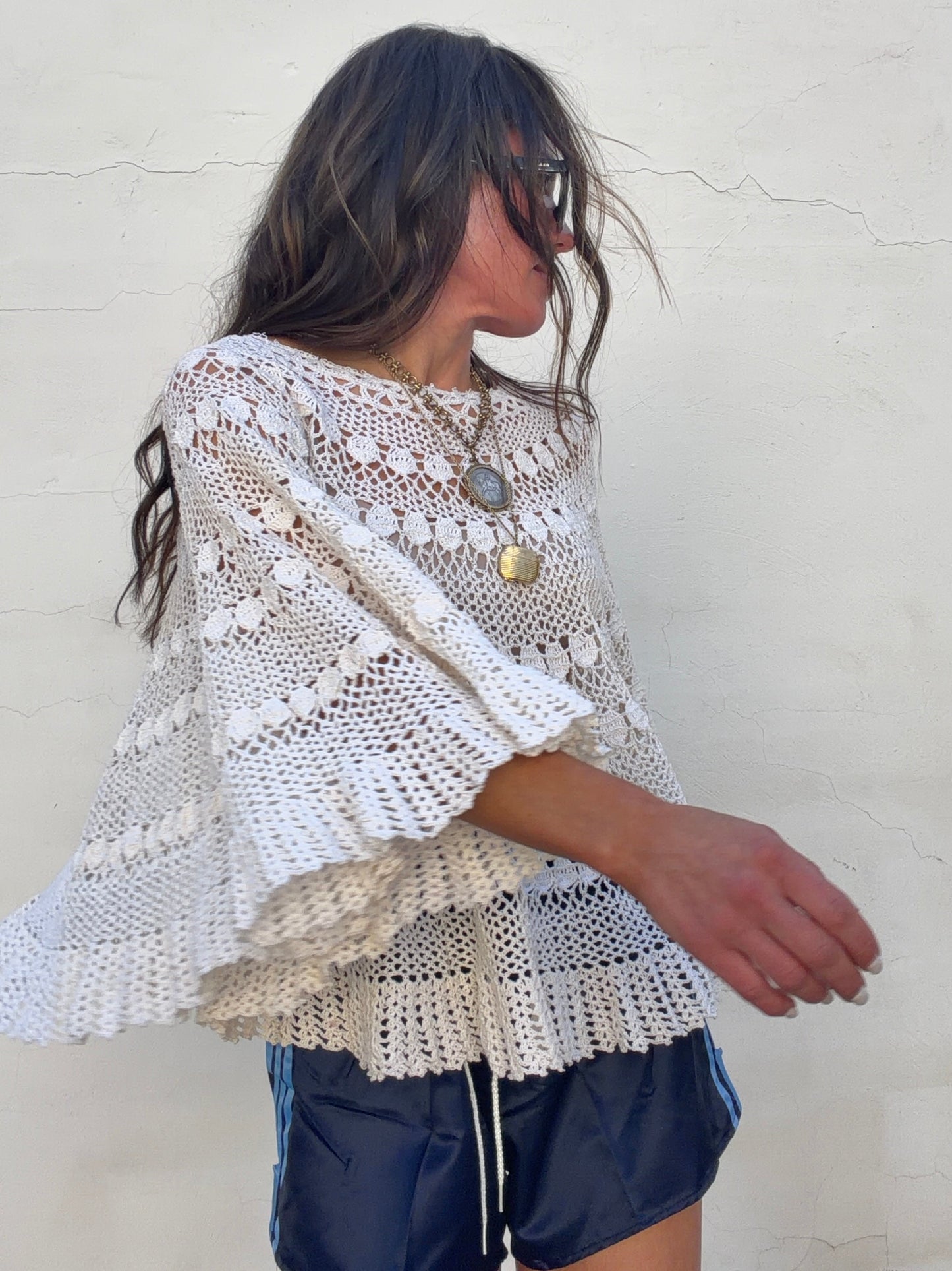 Crochet Poncho Top