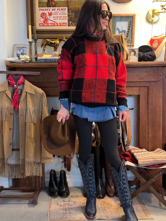 Plaid Woolrich Sweater