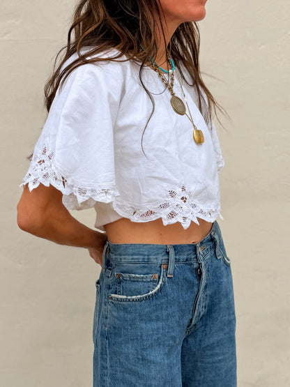 Lace Detail Crop