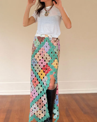 Yoyo Maxi Skirt Heirloom