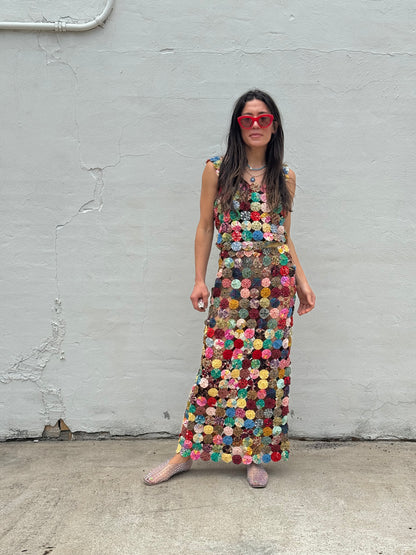 yo-yo maxi skirt set brights