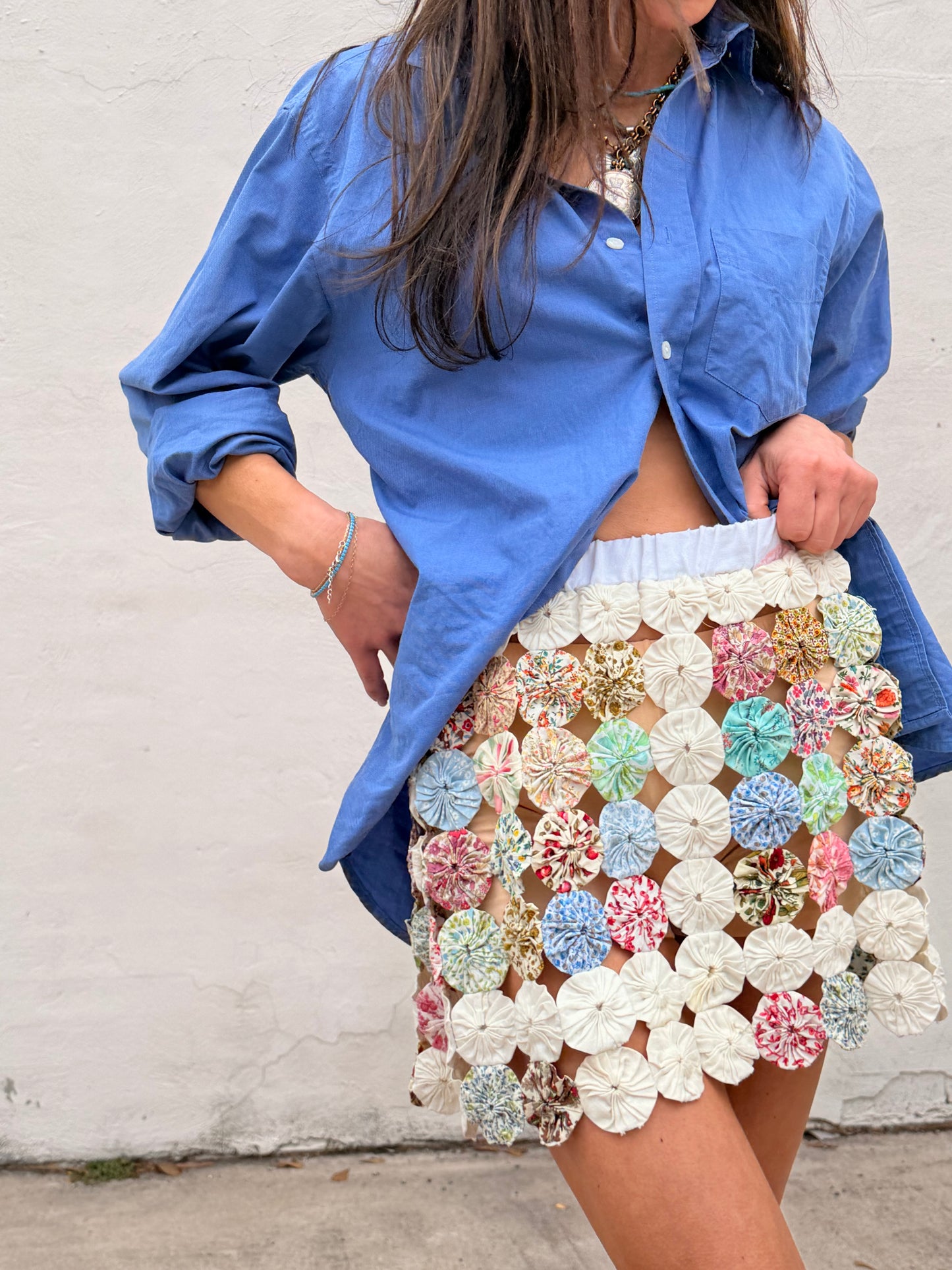 Yoyo Mini Skirt in Peep