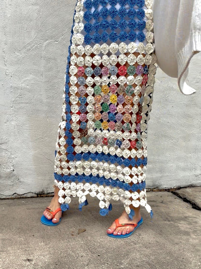 Yoyo Maxi Skirt in Bomb-pop