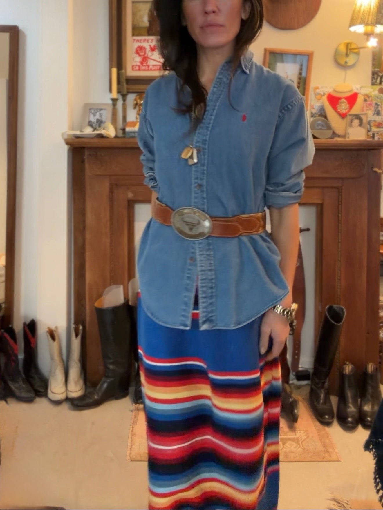 Mexican Blanket Skirt