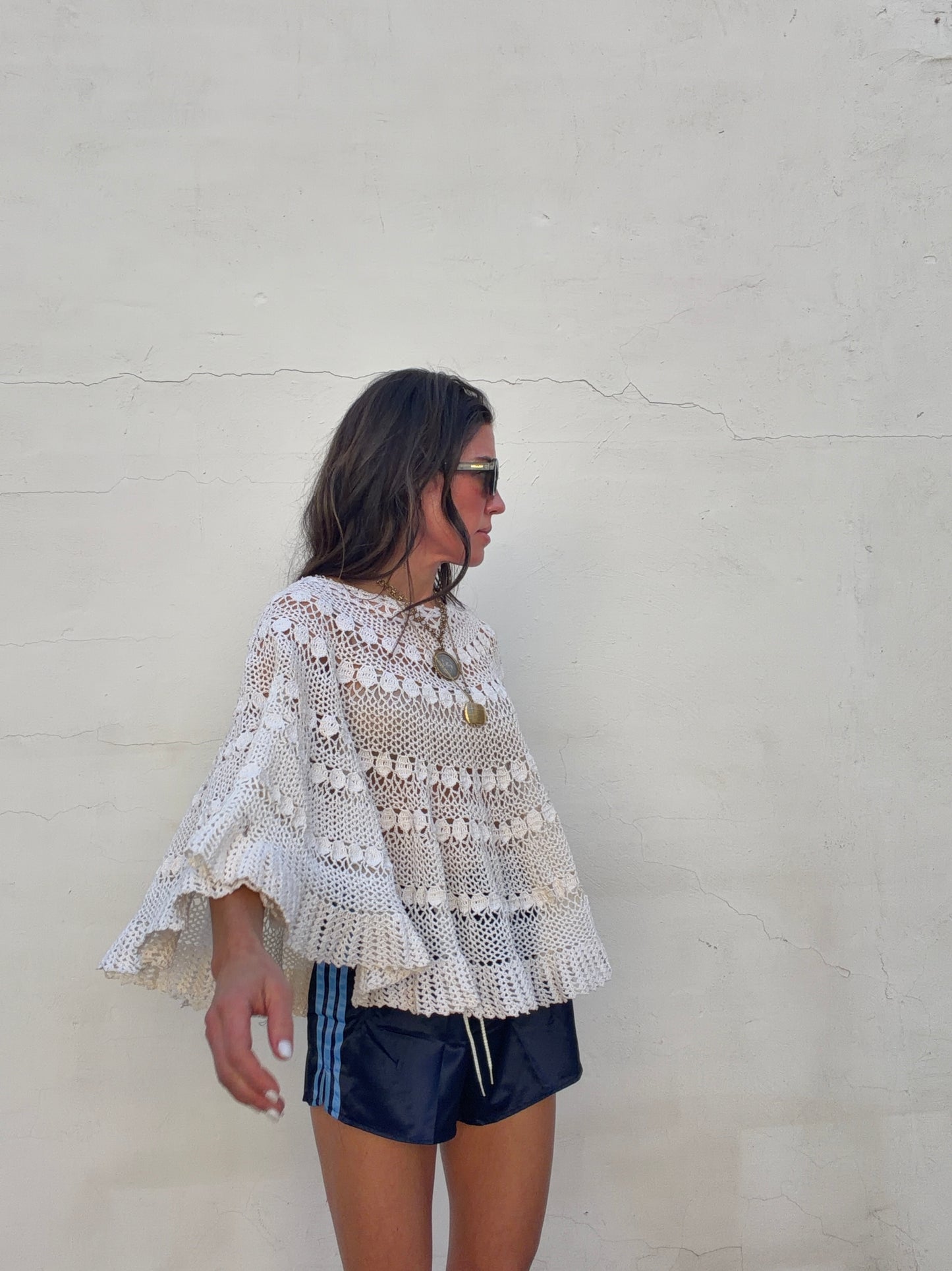 Crochet Poncho Top