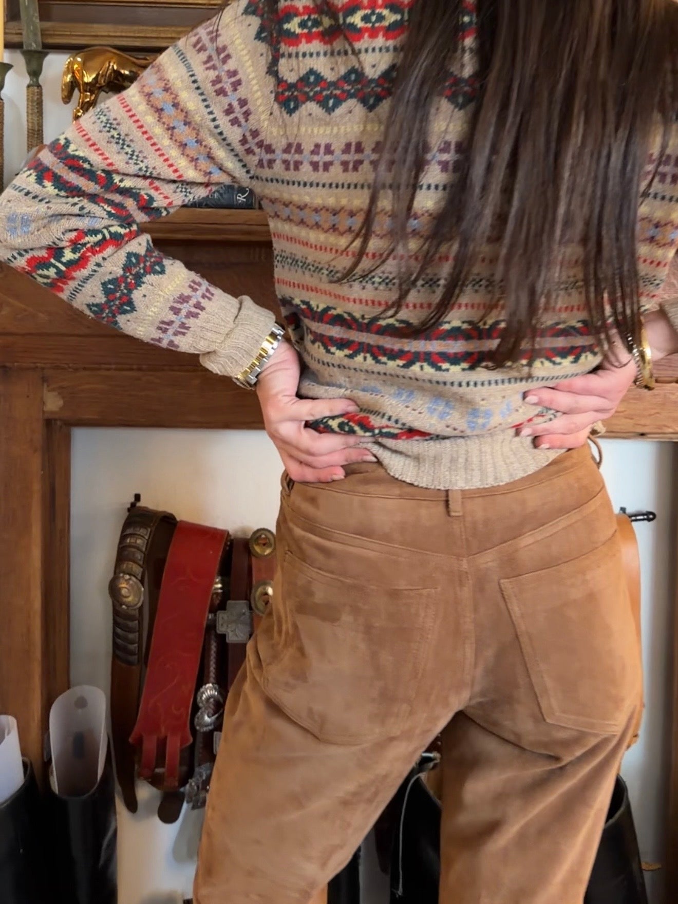 Fair Isle Wool Sweater Multi