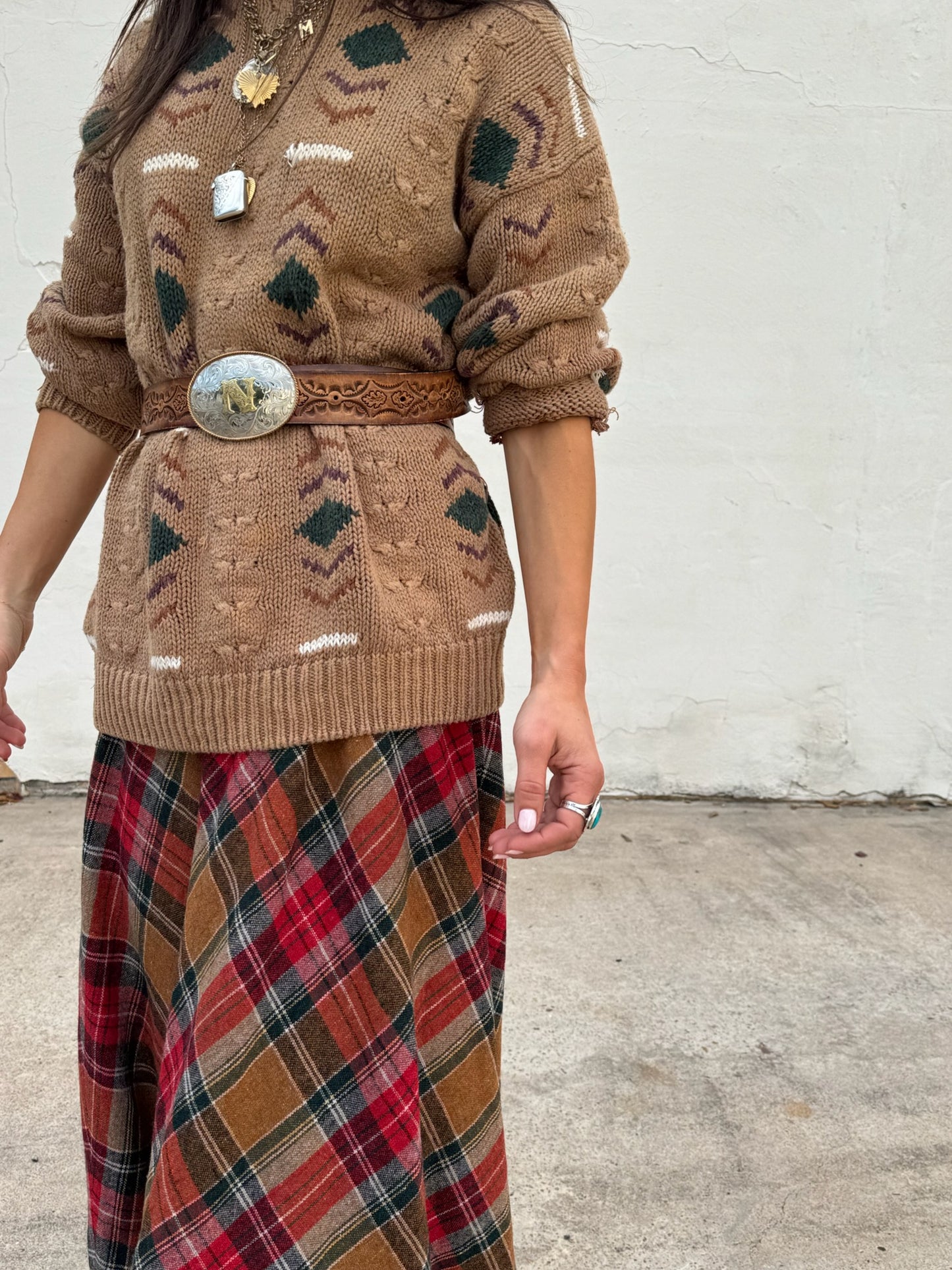 Southwestern Cotton Sweater