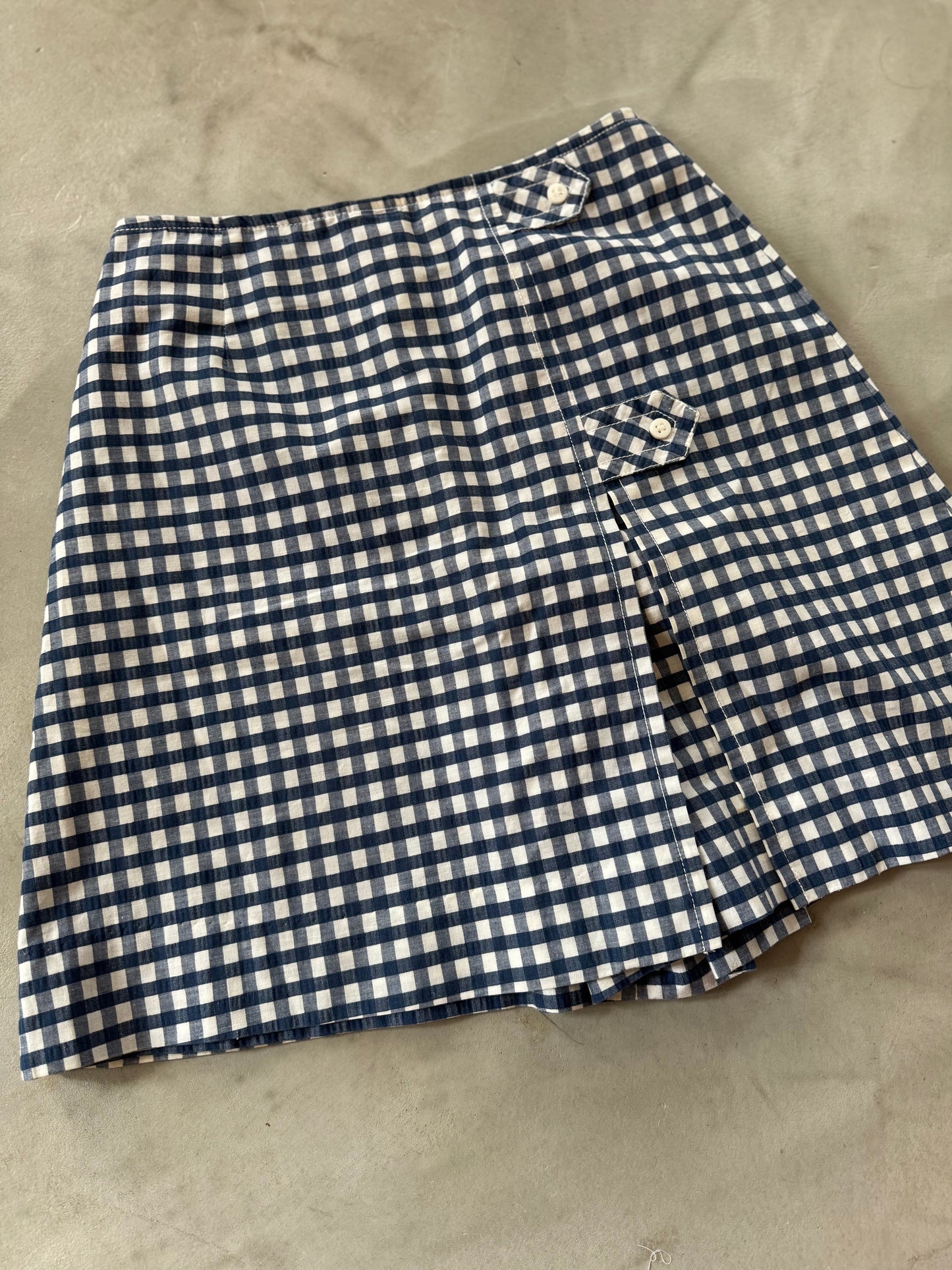 Blue 60s Mini Skort