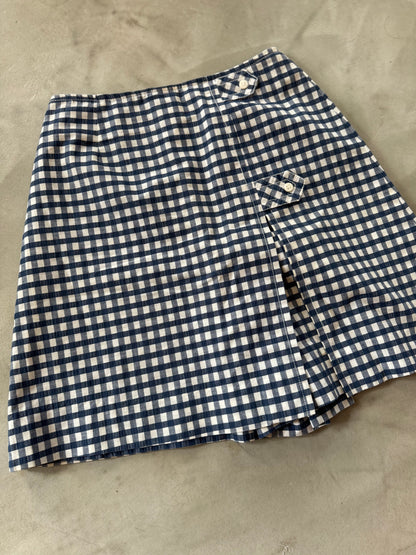 Blue 60s Mini Skort