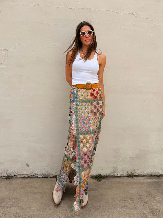 Yoyo Maxi Skirt Granny’s Garden