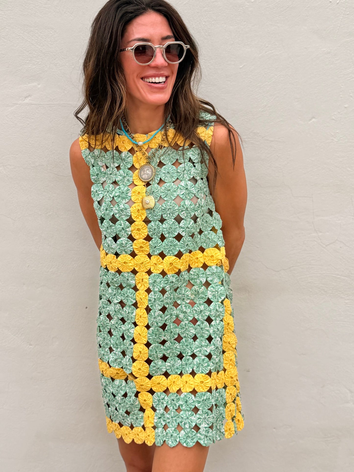 Yoyo Mini Dress Greenbriar