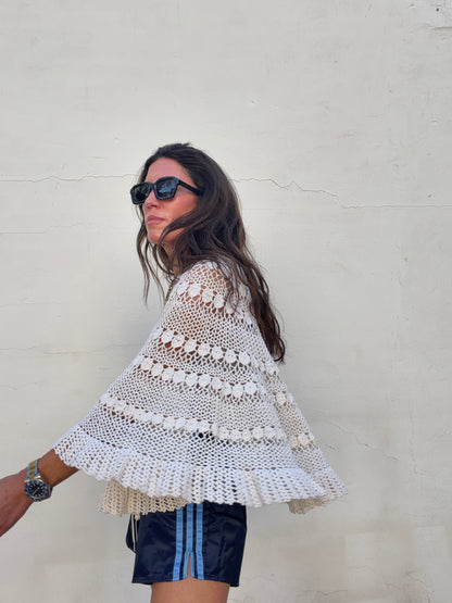 Crochet Poncho Top