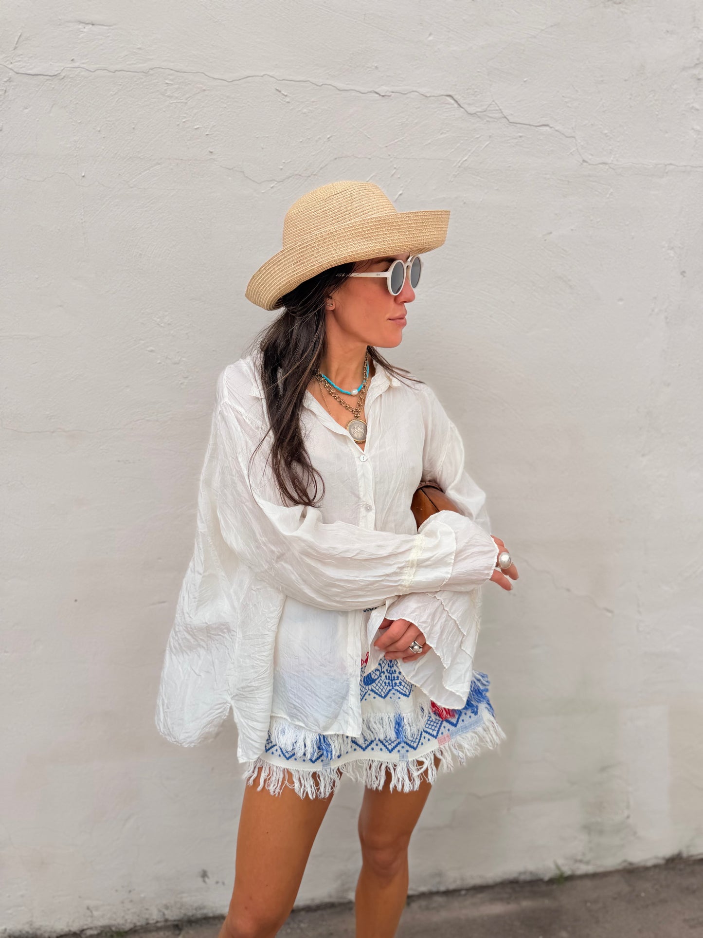 European Folk Textile Mini Skirt